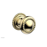 Phylrich - BEADED Cabinet Knob 207-90 - Polished Brass Uncoated