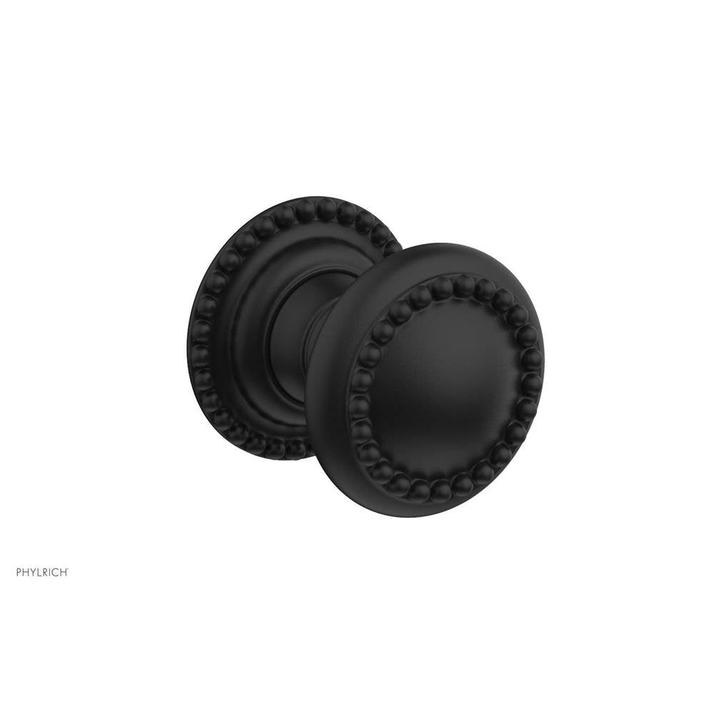 Phylrich - BEADED Cabinet Knob 207-90 - Matte Black