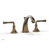 Phylrich - COINED Widespread Faucet 208-01 - Antique Brass