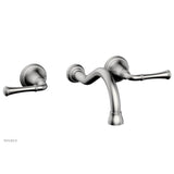 Phylrich - COINED Wall Lavatory Set 208-11 - Satin chrome