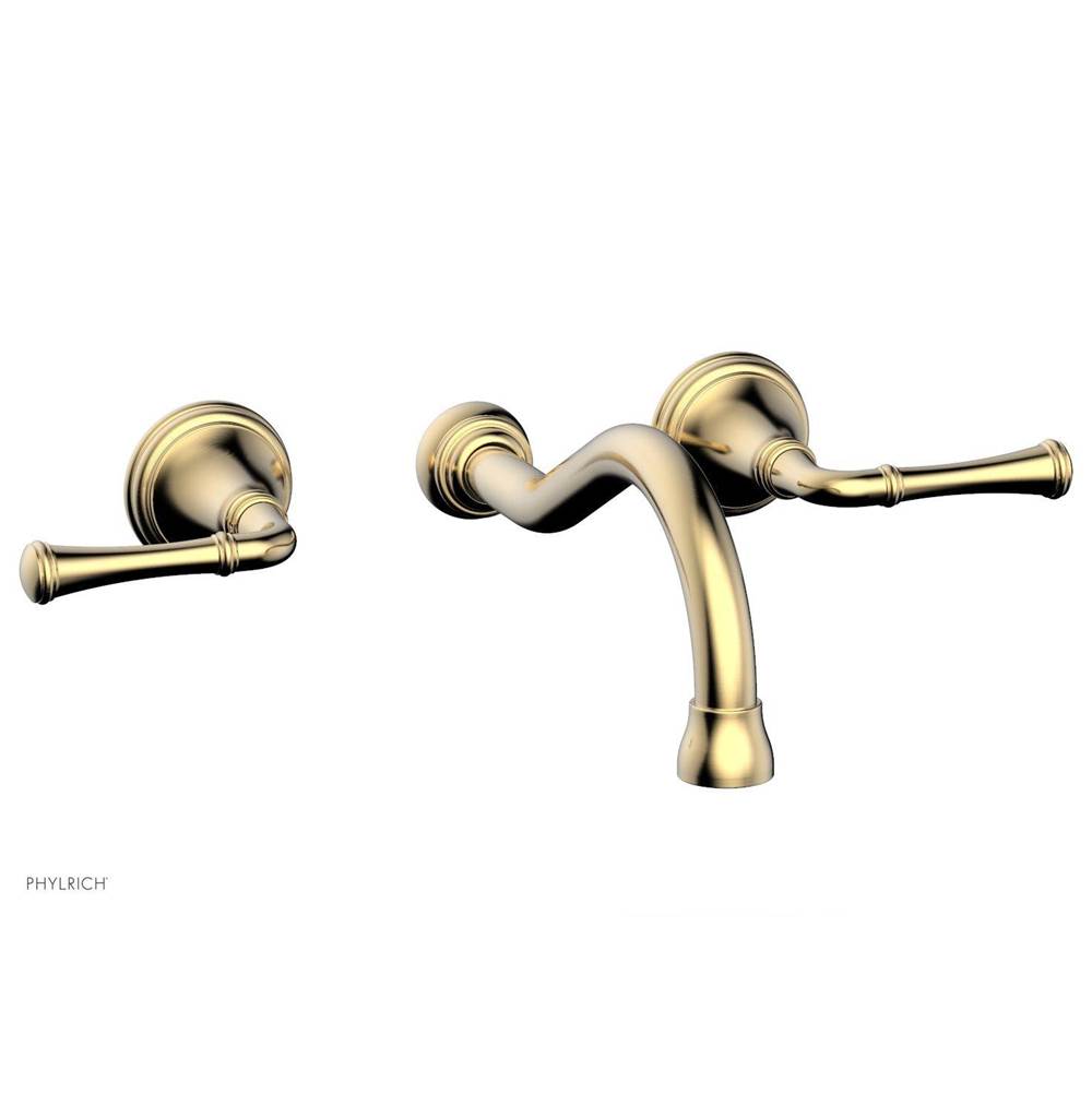 Phylrich - COINED Wall Lavatory Set 208-11 - Polished Nickel