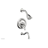 Phylrich - COINED Pressure Balance Tub and Shower Set - Lever Handle 208-26 - Satin chrome