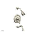 Phylrich - COINED Pressure Balance Tub and Shower Set - Lever Handle 208-26 - Burnished Nickel