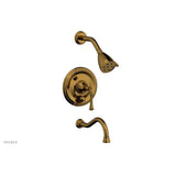 Phylrich - COINED Pressure Balance Tub and Shower Set - Lever Handle 208-26 - Polished Gold