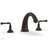 Phylrich - COINED Deck Tub Set - Lever Handles 208-40 - Antique Bronze