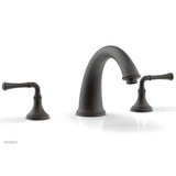 Phylrich - COINED Deck Tub Set - Lever Handles 208-40 - Oil Rubbed Bronze
