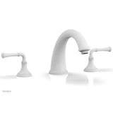 Phylrich - COINED Deck Tub Set - Lever Handles 208-40 - Satin White