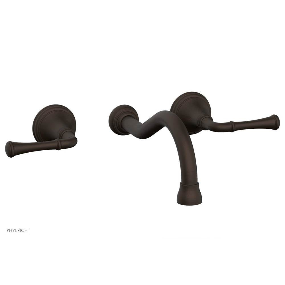 Phylrich - COINED Wall Tub Set - Lever Handles 208-56 - Antique Bronze