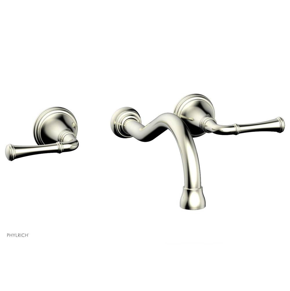 Phylrich - COINED Wall Tub Set - Lever Handles 208-56 - Polished Brass