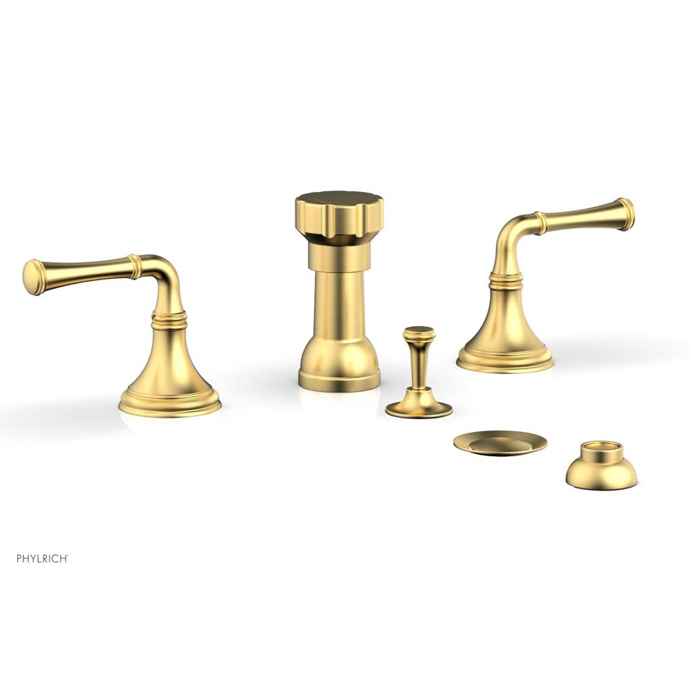 Phylrich - Four Hole Bidet Set - Burnished Gold