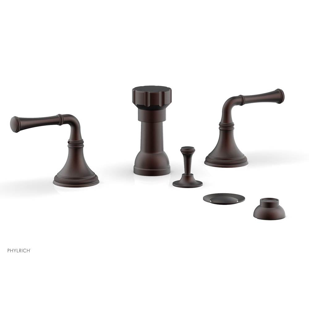 Phylrich - Four Hole Bidet Set - Weathered Copper