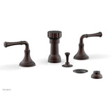 Phylrich - Four Hole Bidet Set - Weathered Copper