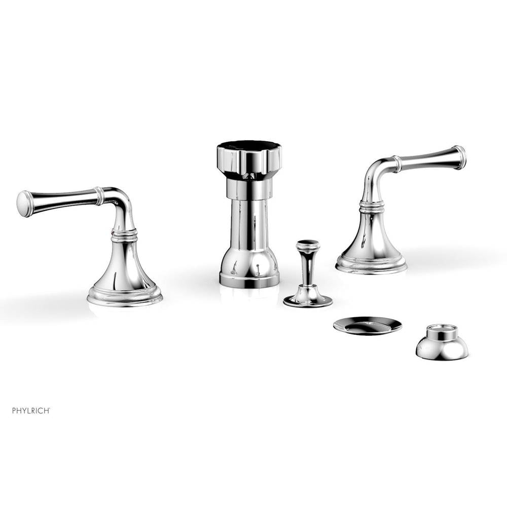 Phylrich - COINED Four Hole Bidet Set 208-60 - Satin Brass