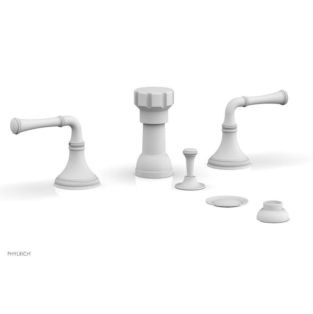 Phylrich - COINED Four Hole Bidet Set 208-60 - Satin White
