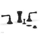 Phylrich - COINED Four Hole Bidet Set 208-60 - Matte Black