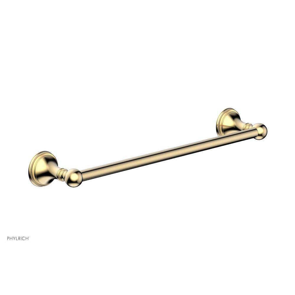 Phylrich - COINED 18'' Towel Bar 208-70 - Satin Brass
