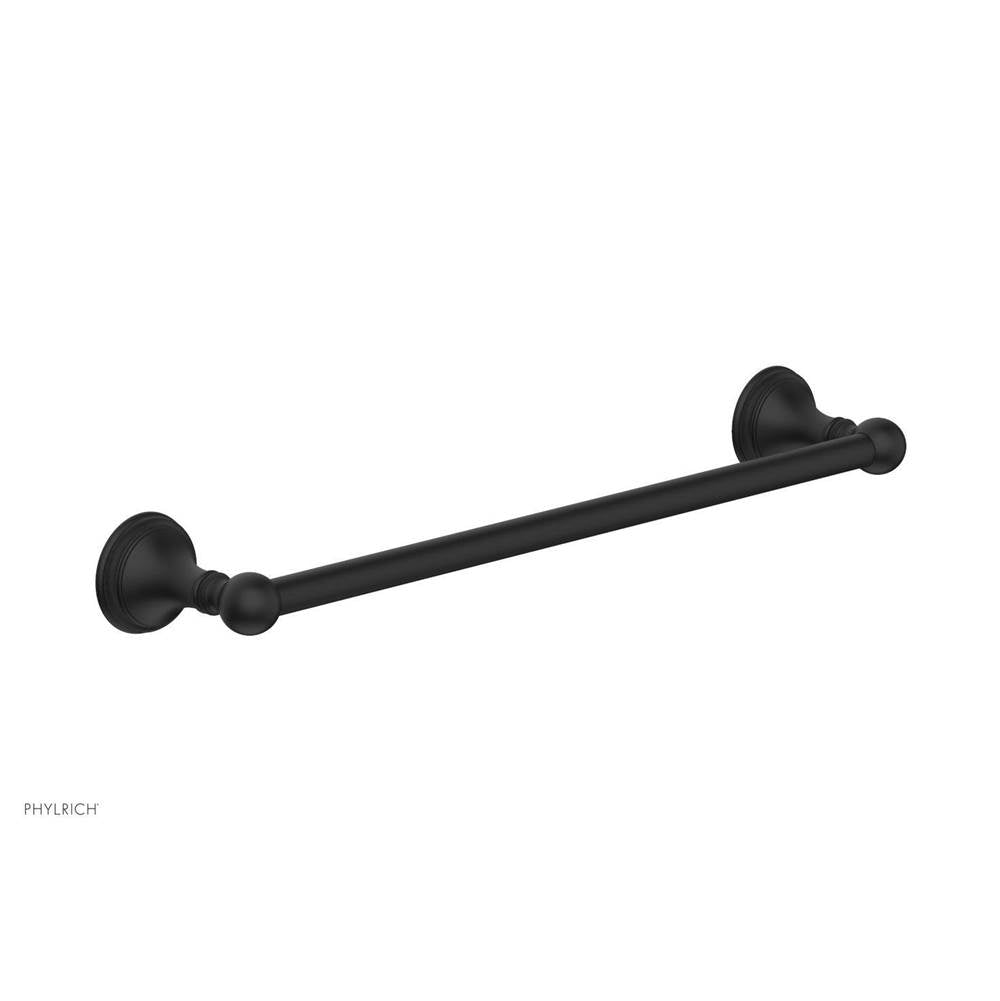Phylrich - COINED 18'' Towel Bar 208-70 - Matte Black