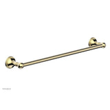 Phylrich - COINED 24'' Towel Bar 162-71 - Polished Brass Uncoated