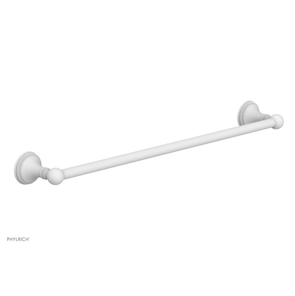 Phylrich - COINED 24'' Towel Bar 162-71 - Satin White