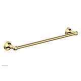 Phylrich - COINED 24'' Towel Bar 162-71 - Satin Gold