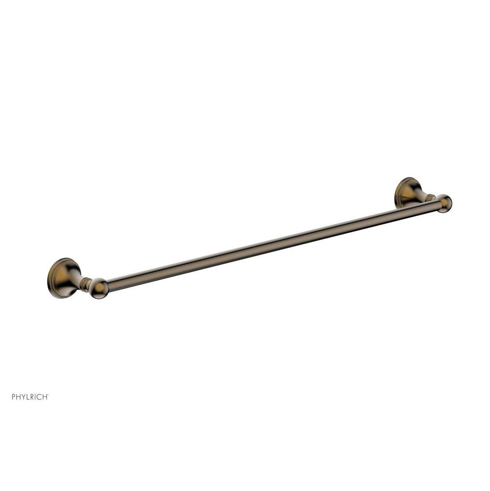 Phylrich - COINED 30'' Towel Bar 208-72 - Antique Brass