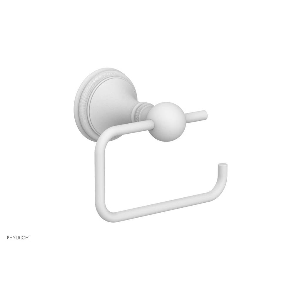Phylrich - COINED Single Post Paper Holder 208-74 - Satin White