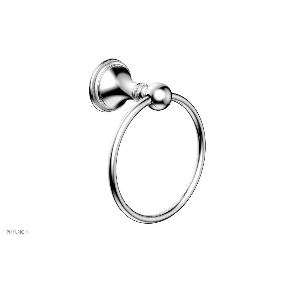 Phylrich - COINED Towel Ring 208-75 - Satin Brass