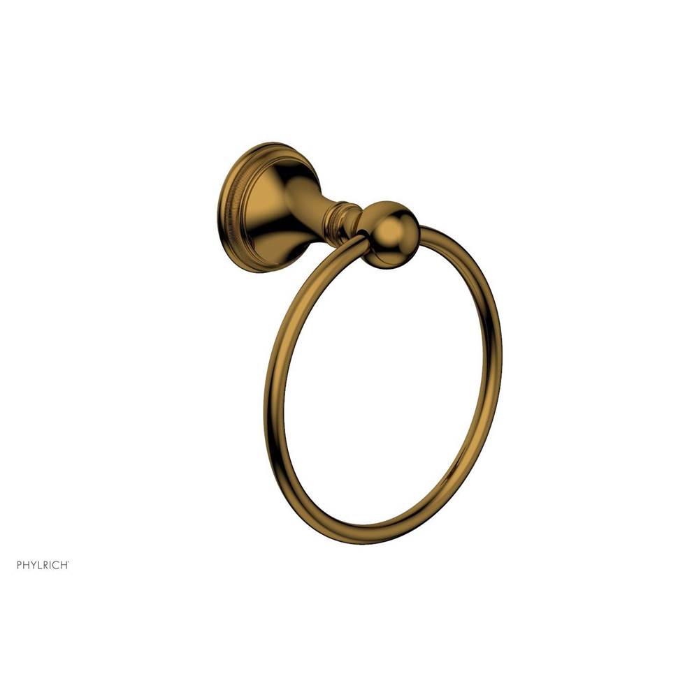 Phylrich - COINED Towel Ring 208-75 - Polished Gold