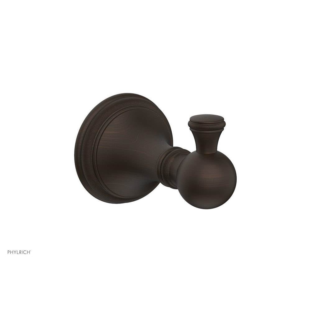 Phylrich - COINED Robe Single Hook 208-76 - Antique Bronze