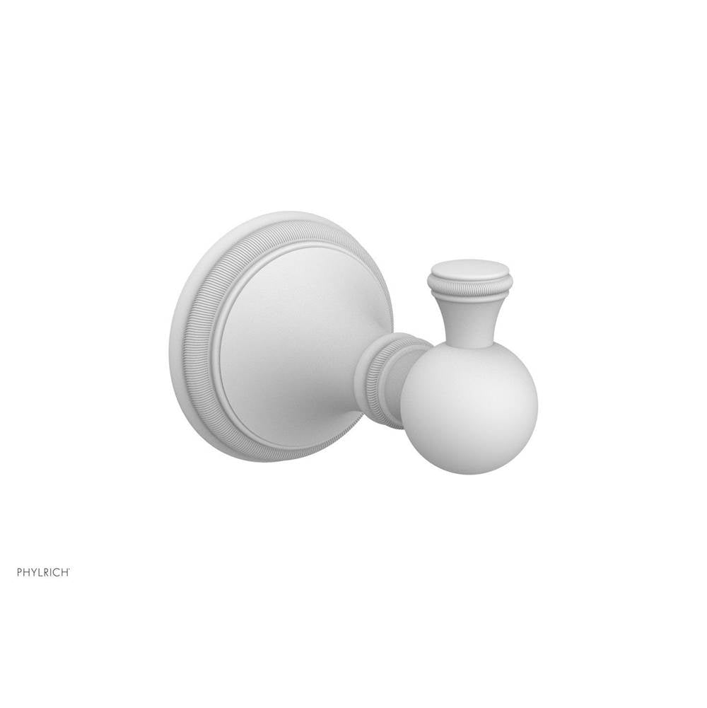 Phylrich - COINED Robe Single Hook 208-76 - Satin White