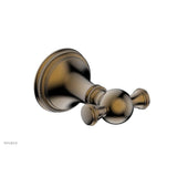 Phylrich - COINED Robe Double Hook 208-77 - Antique Brass