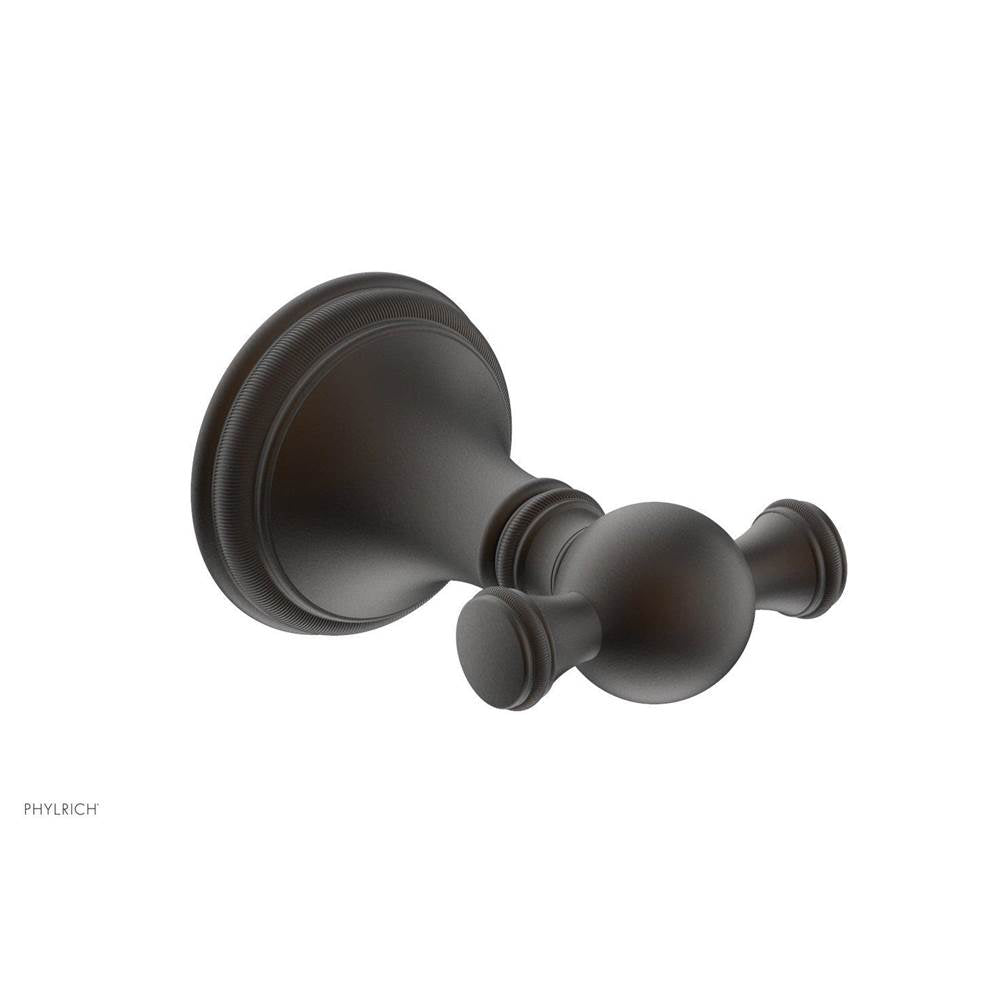 Phylrich - COINED Robe Double Hook 208-77 - Oil Rubbed Bronze