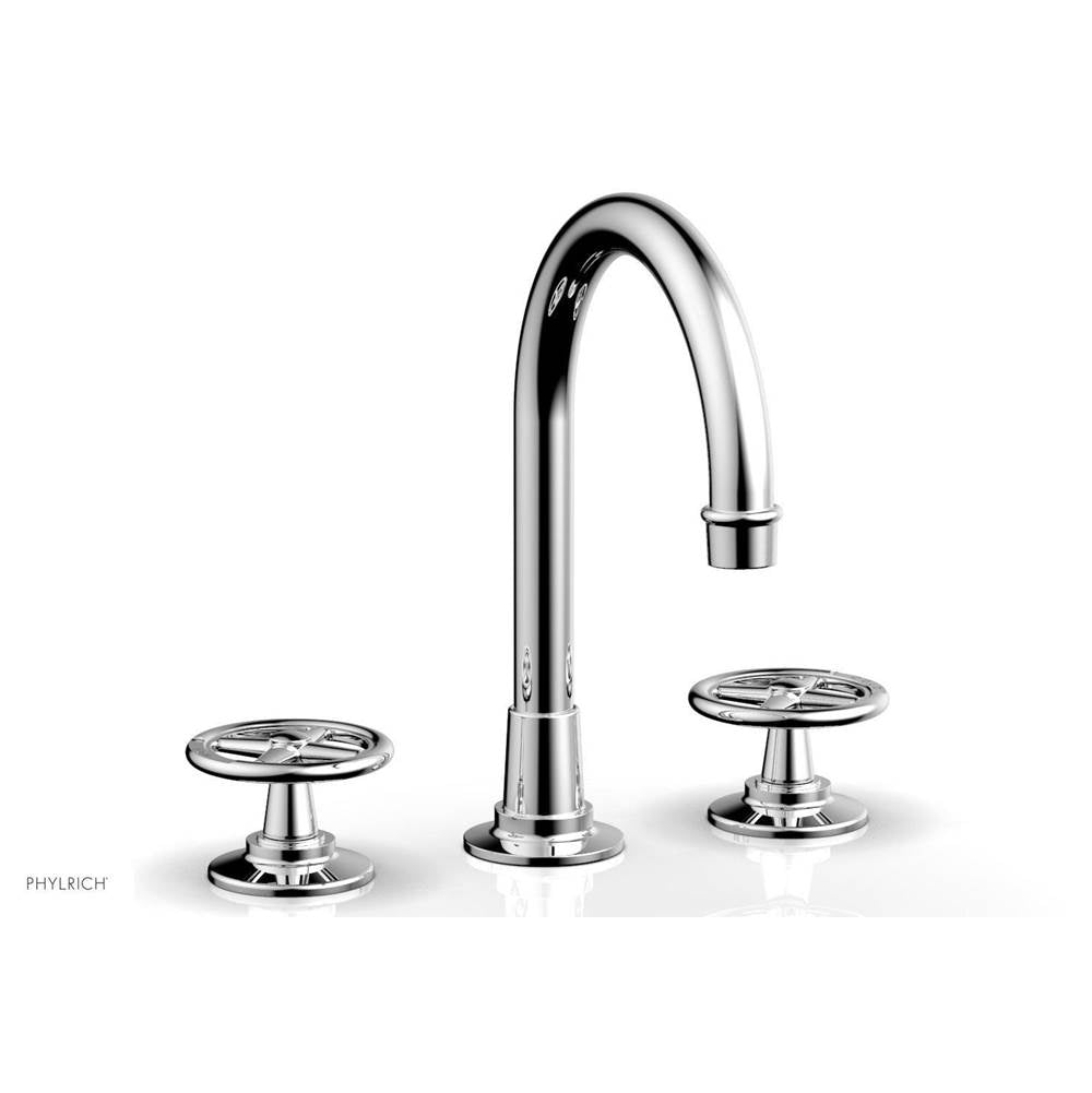 Phylrich - Ws Faucet Works, Arched Spt, Cross Handles - Polished Chrome