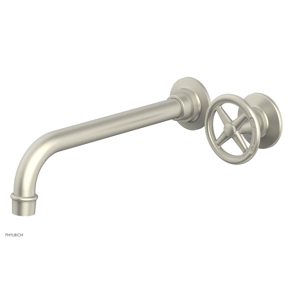 Phylrich - Single Hdl W/L W 10'' Spt Works Cross - Burnished Nickel