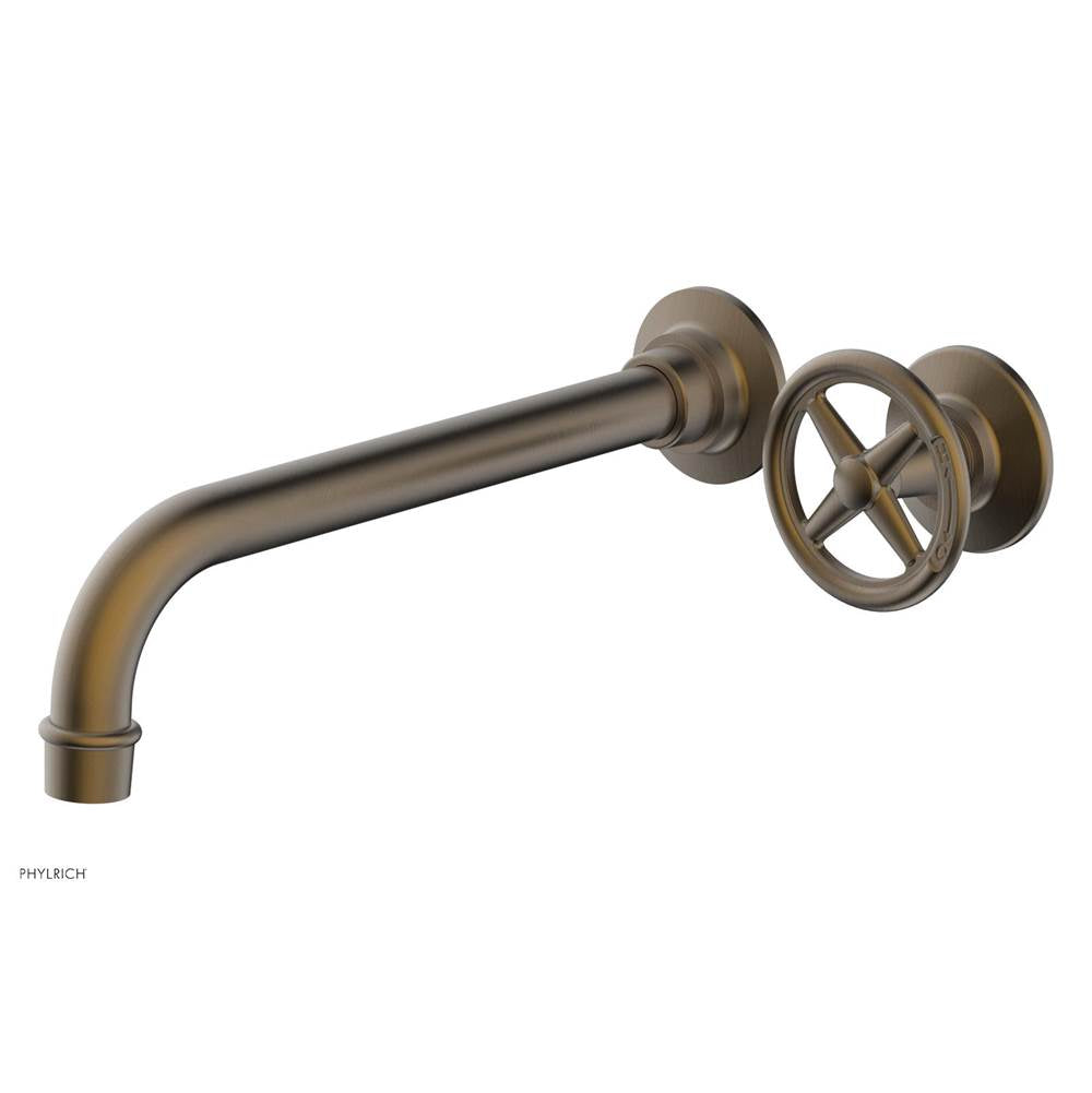 Phylrich - Single Hdl W/L W 10'' Spt Works Cross - Old English Bronze