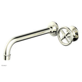 Phylrich - Single Hdl W/L W 10'' Spt Works Cross - Satin Nickel