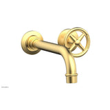 Phylrich - Wall Lav Single Works, Cross  Handle - Burnished Gold