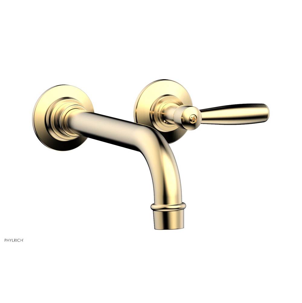 Phylrich - Wall Lav Single Works, Lever  Handle - Satin Brass