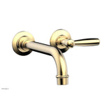 Phylrich - Wall Lav Single Works, Lever  Handle - Satin Brass