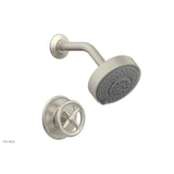 Phylrich - Pb Shwr Kit Works, Cross Handle - Burnished Nickel
