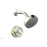 Phylrich - Pb Shwr Kit Works, Cross Handle - Satin Nickel