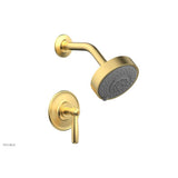 Phylrich - Pb Shwr Kit Works, Lever Handle - Burnished Gold