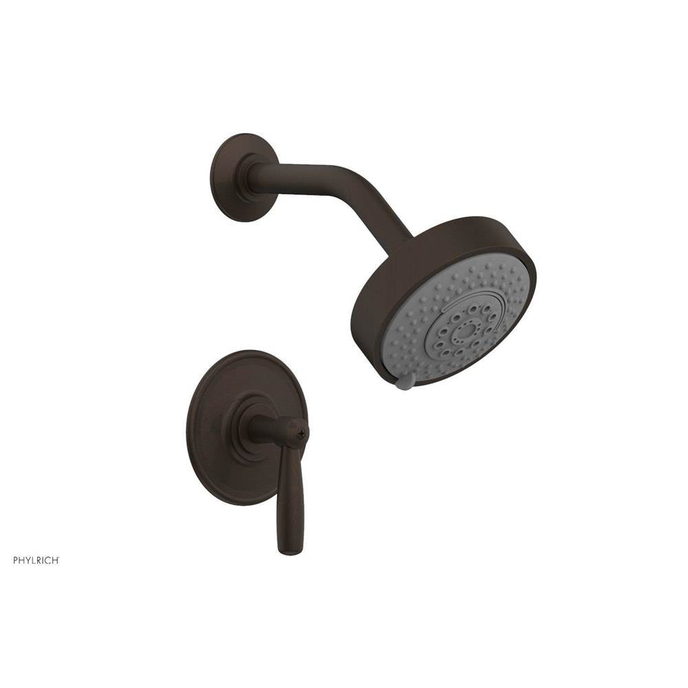 Phylrich - Pb Shwr Kit Works, Lever Handle - Antique Bronze