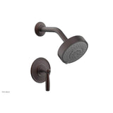 Phylrich - Pb Shwr Kit Works, Lever Handle - Weathered Copper