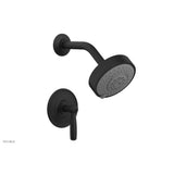 Phylrich - Pb Shwr Kit Works, Lever Handle - Matte Black