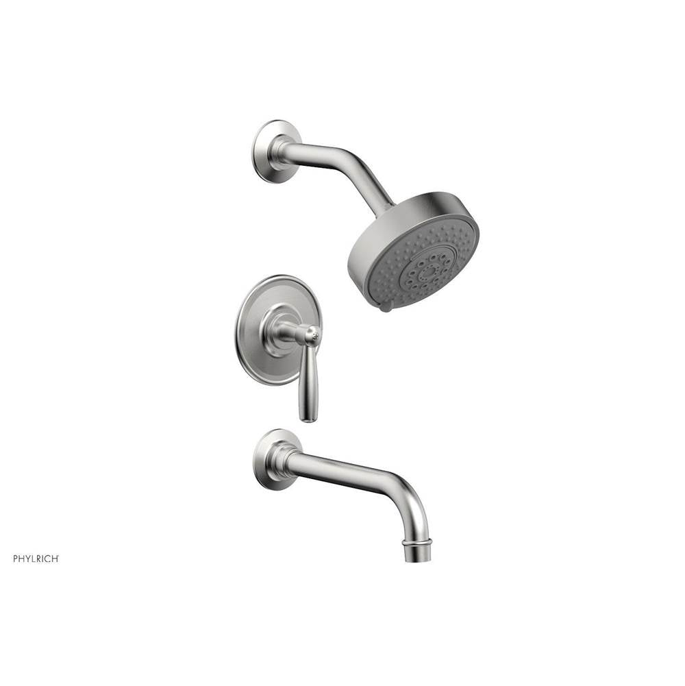 Phylrich - Pb Tub & Shwr Kit Works, Lever Handle - Satin chrome