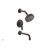 Phylrich - Pb Tub & Shwr Kit Works, Lever Handle - Old Rubbed Bronze