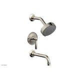 Phylrich - Pb Tub & Shwr Kit Works, Lever Handle - Polished Nickel