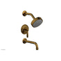 Phylrich - Pb Tub & Shwr Kit Works, Lever Handle - French Brass