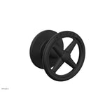 Phylrich - Volume Control Trim Works, Cross Handle Engraved - Matte Black